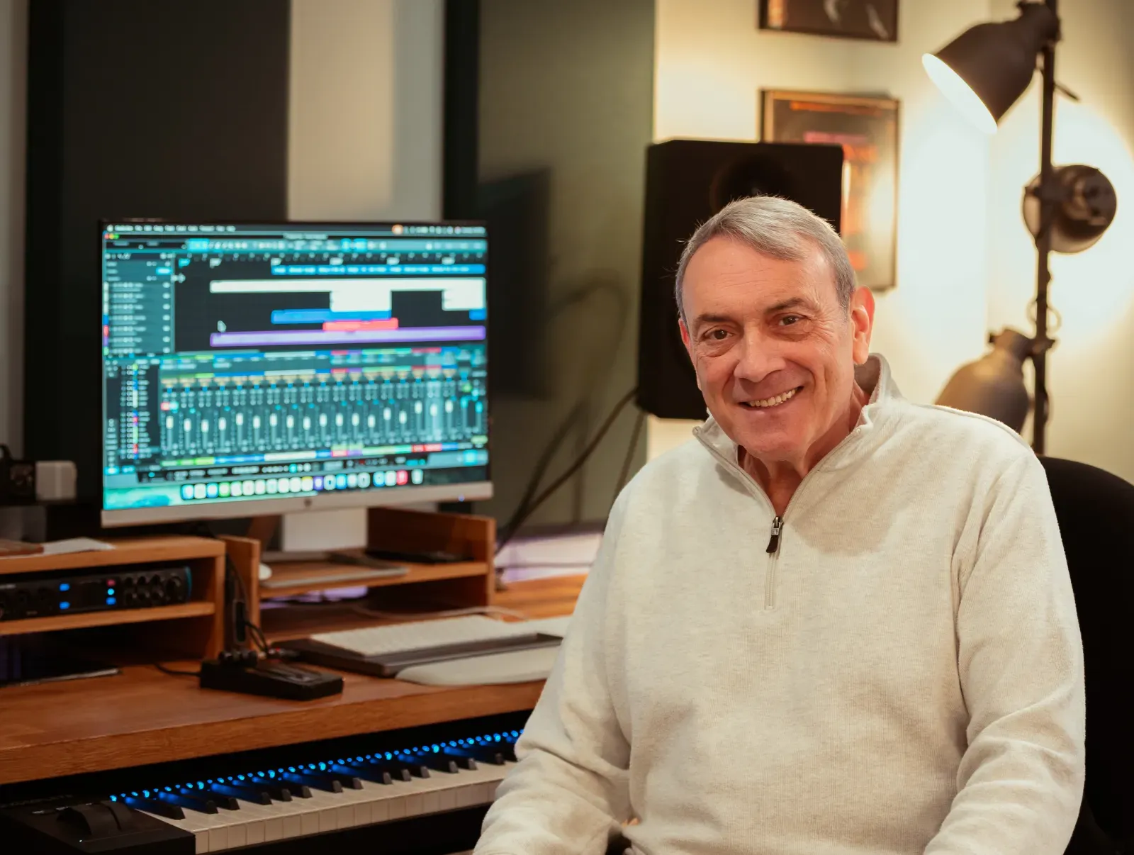 Paul Guarino in his studio